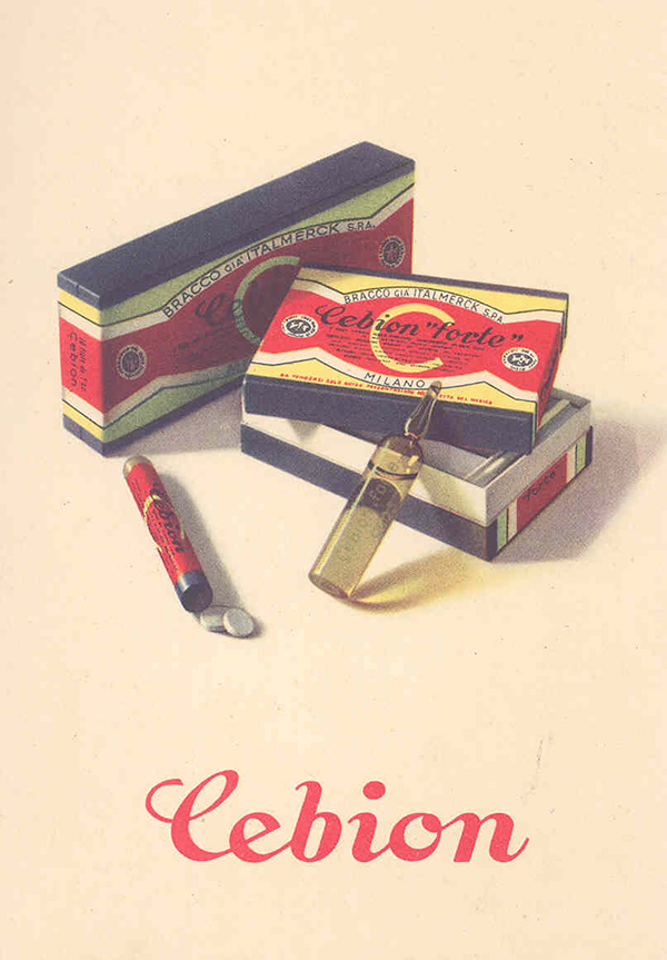Cebion advertising postcard, late 1930s
