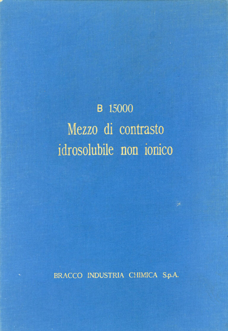 Report on B 15000 (Iopamidol), a water-soluble non-ionic contrast medium, April 1978