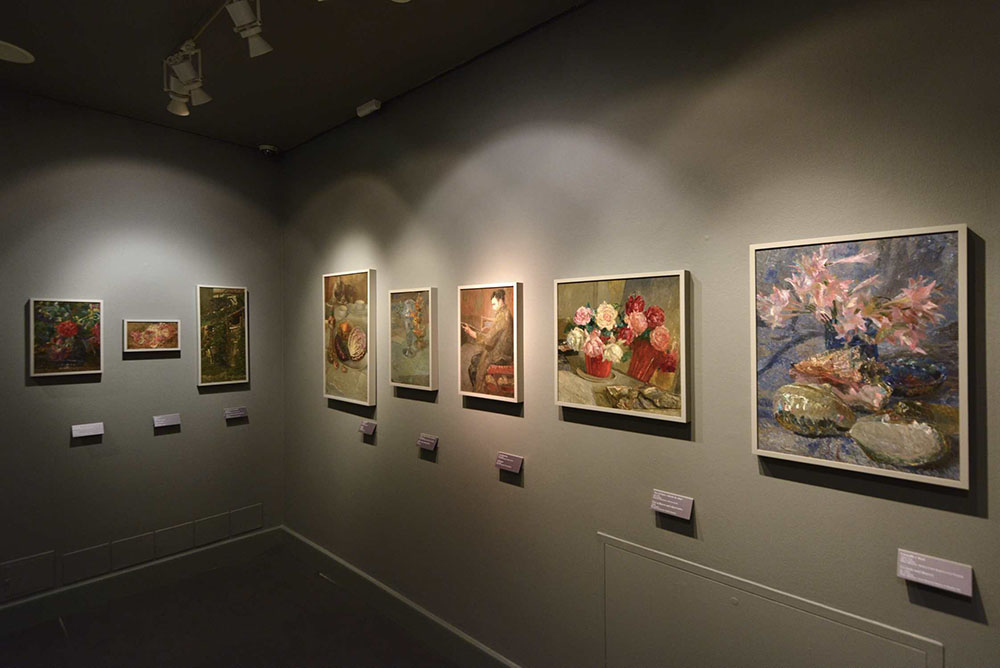 One of the rooms of "Angiolo D'Andrea 1880-1942" Exhibition, Milan, 2014