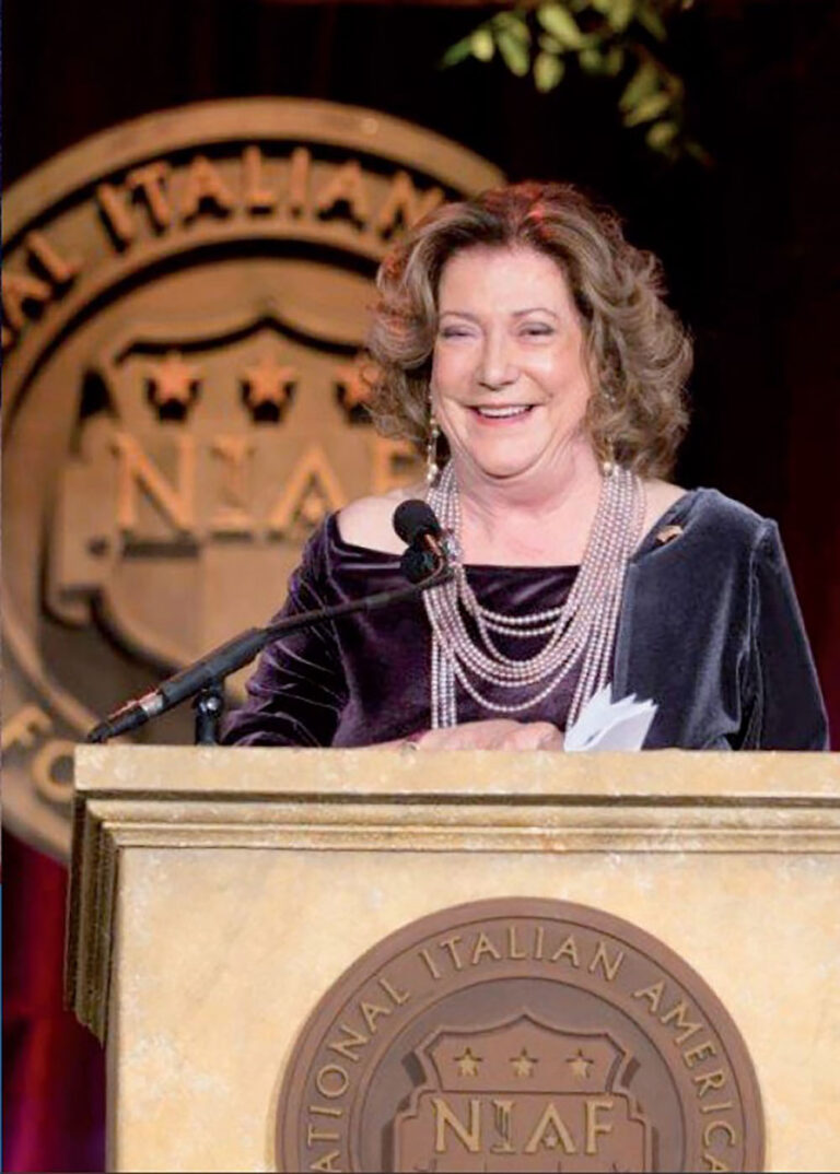 Diana Bracco alla cerimonia della National Italian American Foundation (NIAF) a Washington, 2013