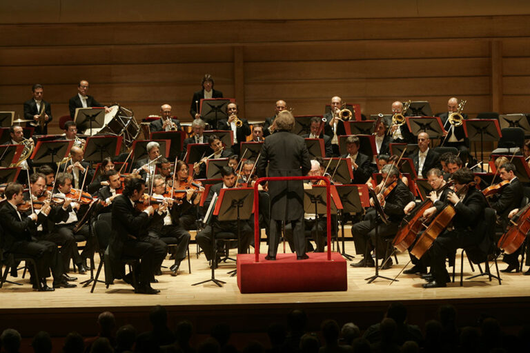 Orchestra of La Scala di Milano on tour in America at the Music Center at Strathmore, Washington, 2007