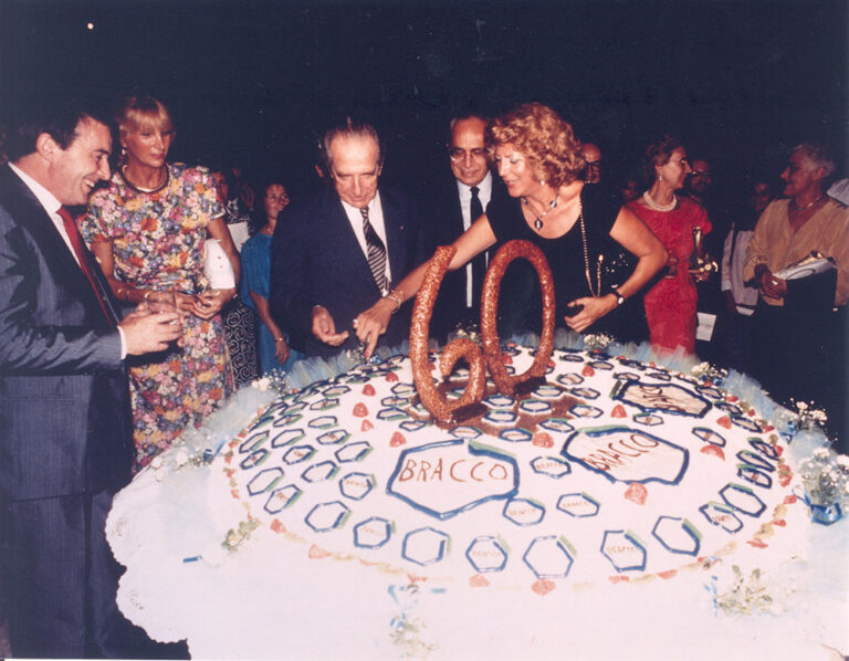 Festeggiamenti per il 60° compleanno della Bracco, 1987