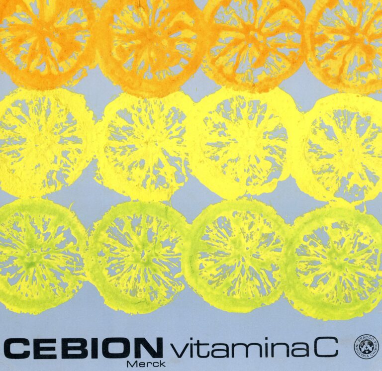 Promotional flyer for Cebion, 1967