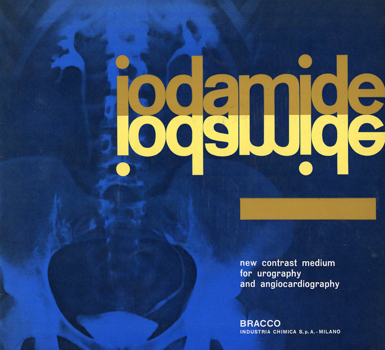 Illustrated brochure for Iodamide, 1967
