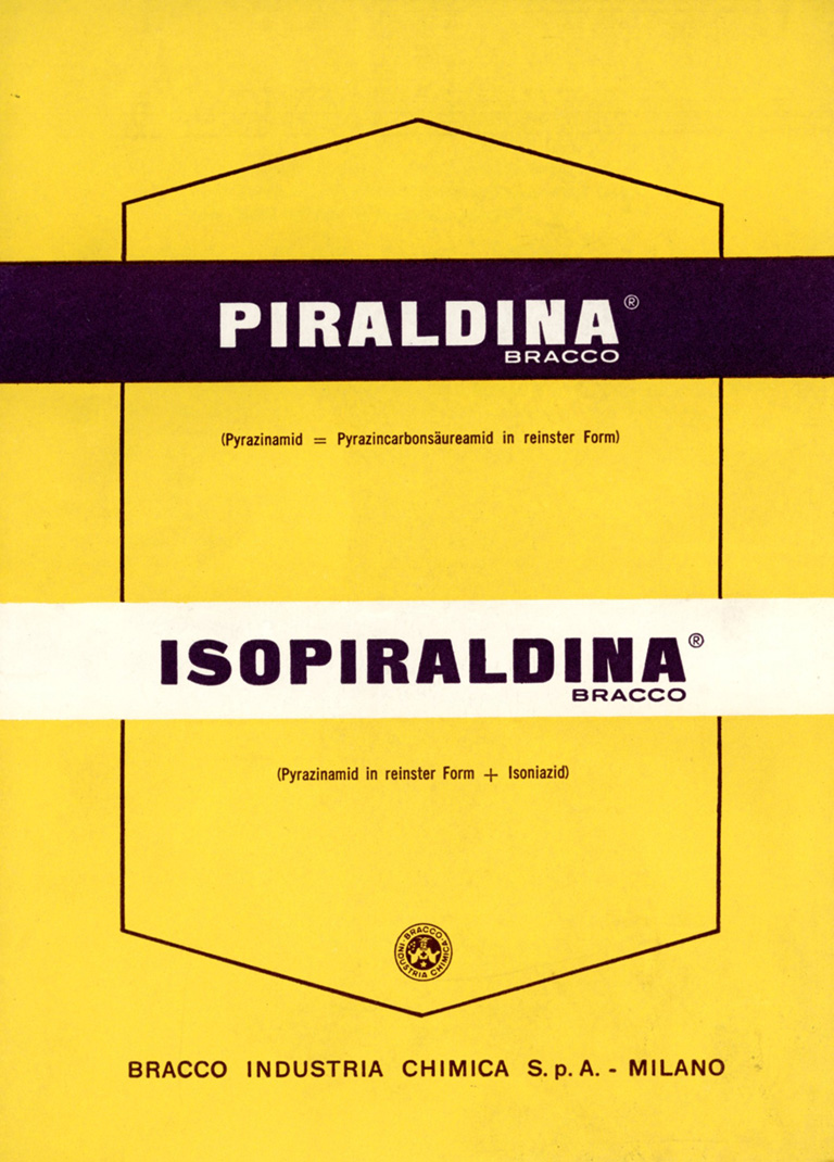 Brochure for Isopiraldina from Bracco Industria Chimica S.p.A, 1960s