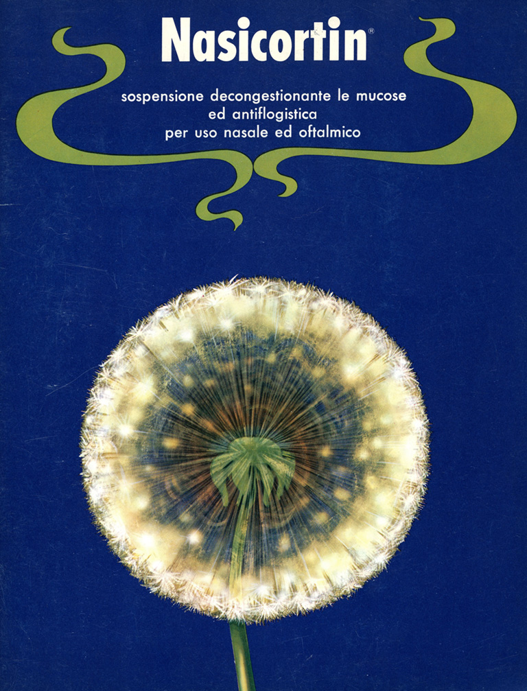 Cartolina pubblicitaria "Nasicortin", 1969