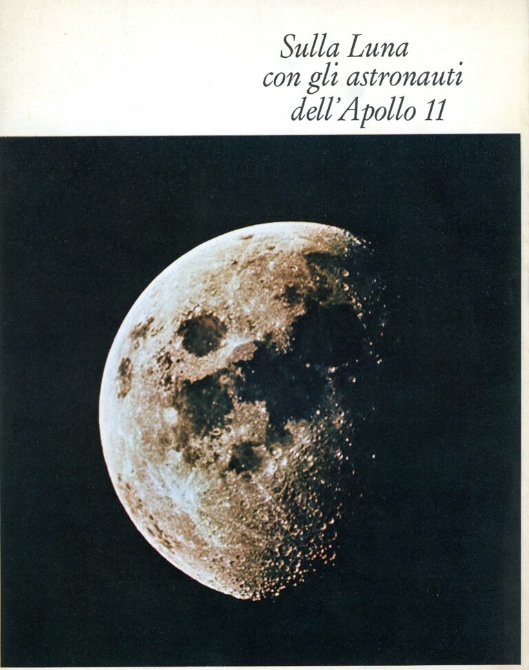 Dépliant pubblicitario "Sulla Luna con gli astronauti dell'Apollo 11", 1969_1