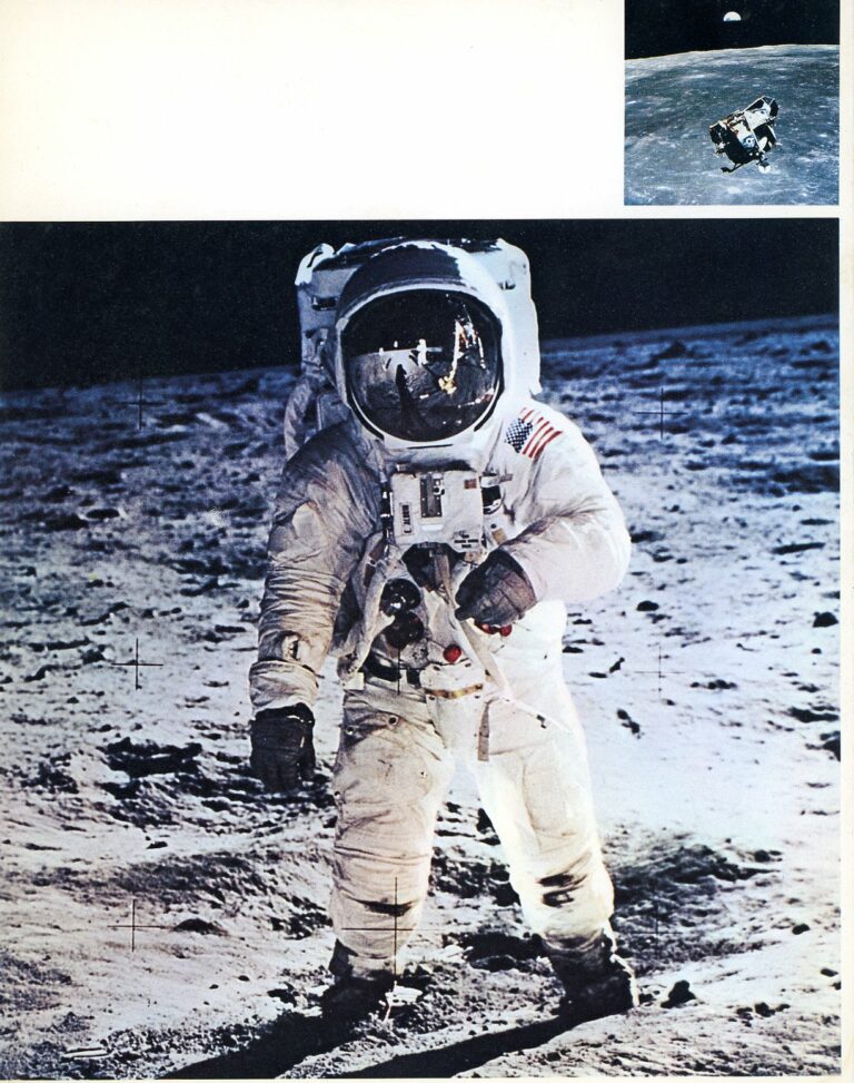 Dépliant pubblicitario "Sulla Luna con gli astronauti dell'Apollo 11", 1969_2