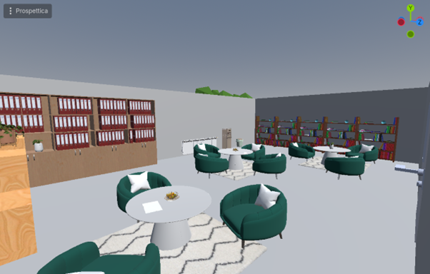 Terza stanza: La Biblioteca